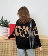 Вʼязаний светр в стилі оверсайз IB-523A550