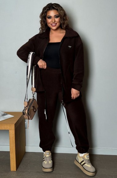 Теплый флисовый костюм  ZP-1331A720