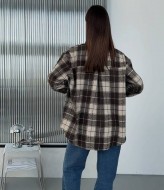 Стильная клетчатая рубашка INNA-310A530