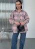 Клетчатая рубашка оверсайз  INNA-310A530