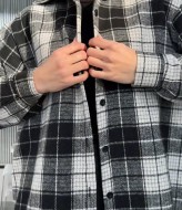 Стильная клетчатая рубашка INNA-310A530