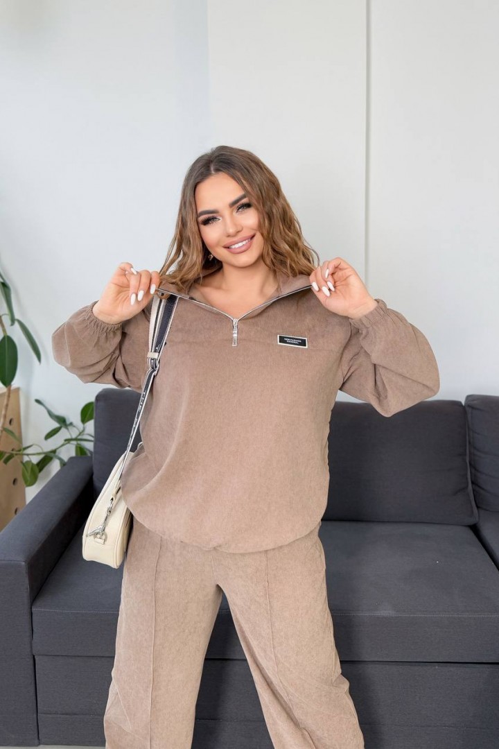 Костюм вельветовый женский  QUA-4168A600