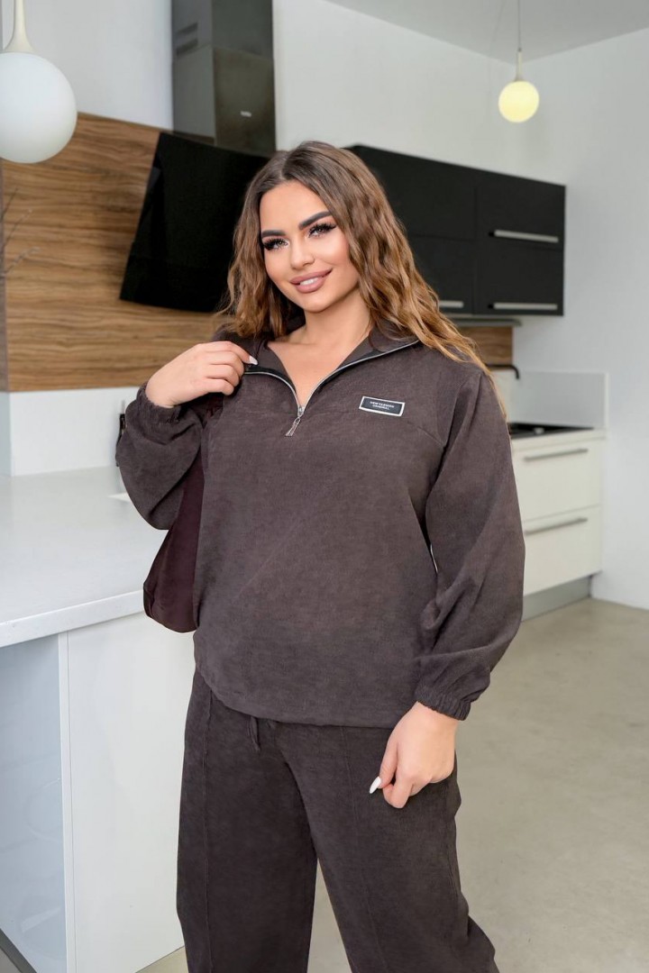 Костюм вельветовый женский  QUA-4168A600