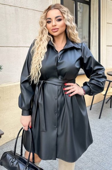 Платье кожаное  OLI-1403A720