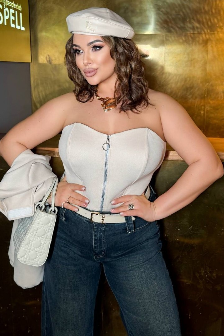 Замшевий корсет YM-7140A13.5