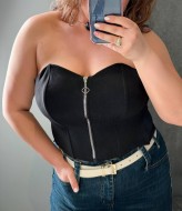Замшевий корсет YM-7140A13.5