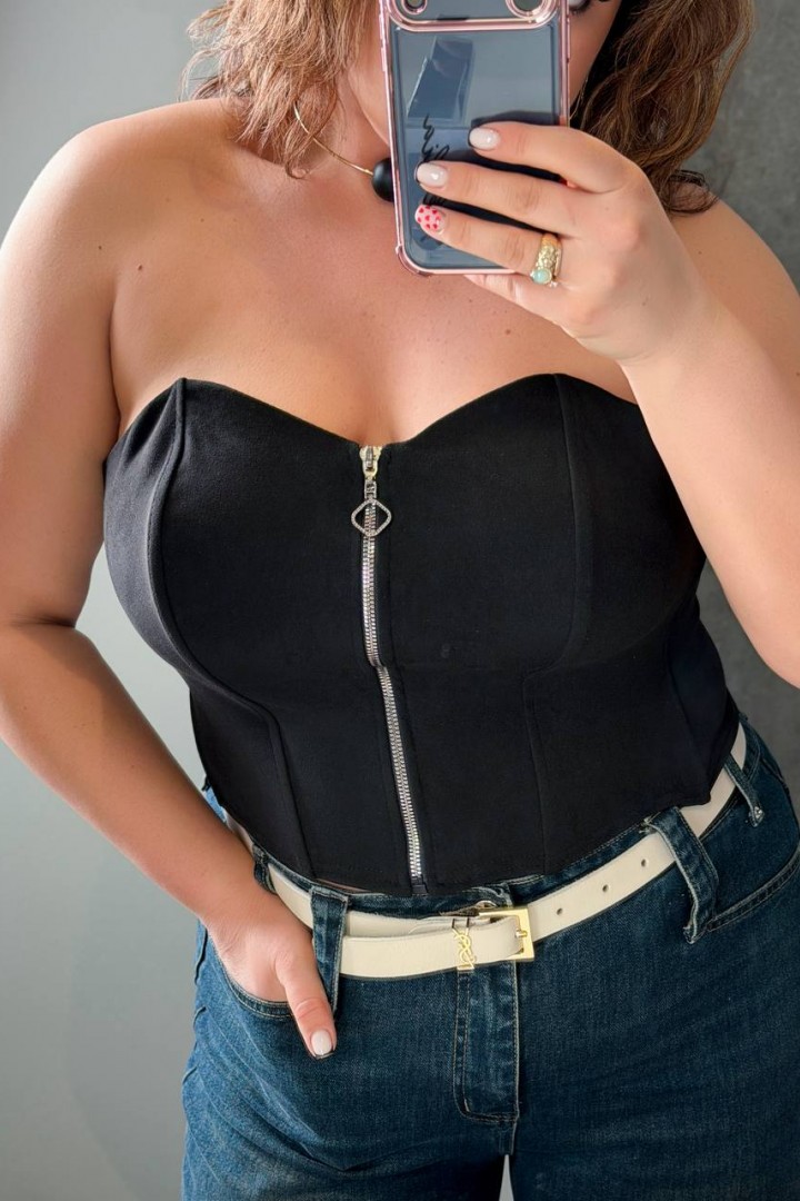 Замшевий корсет YM-7140A13.5