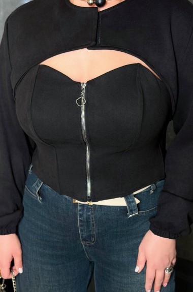 Корсет на молнии YM-7140A13.5