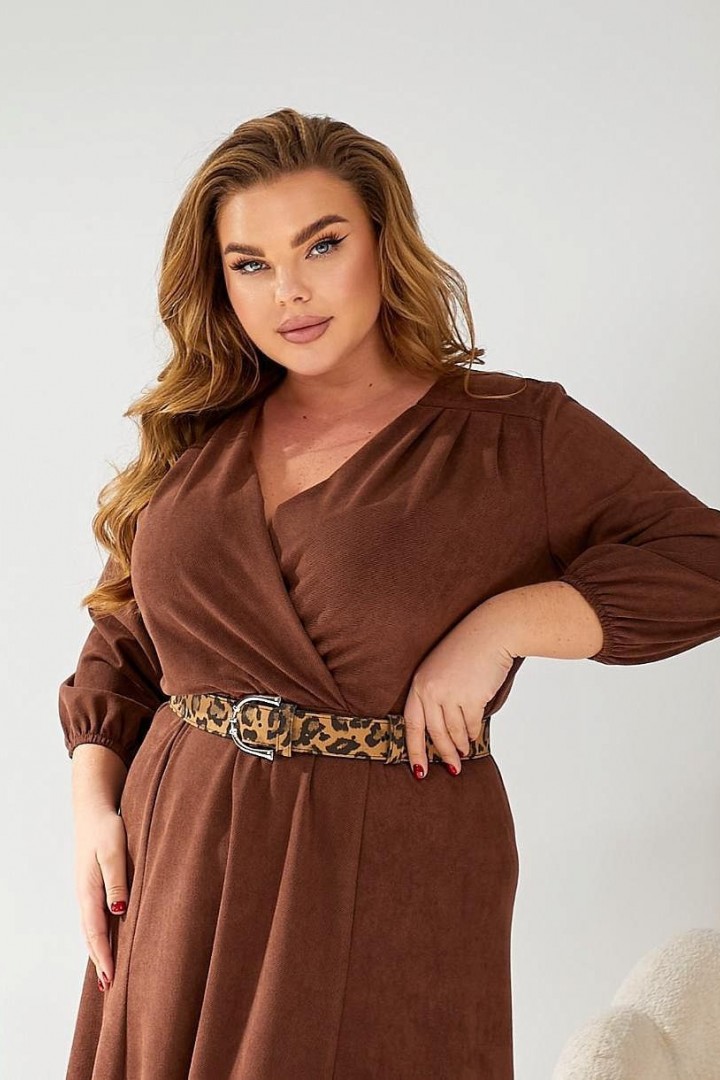 Платье с поясом GOL-2017A850