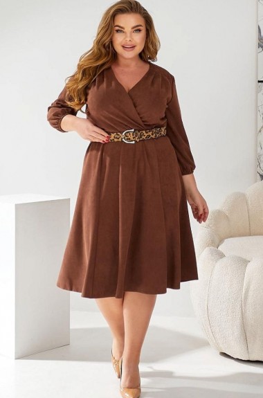 Платье с поясом GOL-2017A850 Платье с поясом GOL-2017A850