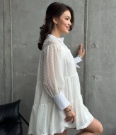 Легкое объемное платье UNO-043A600