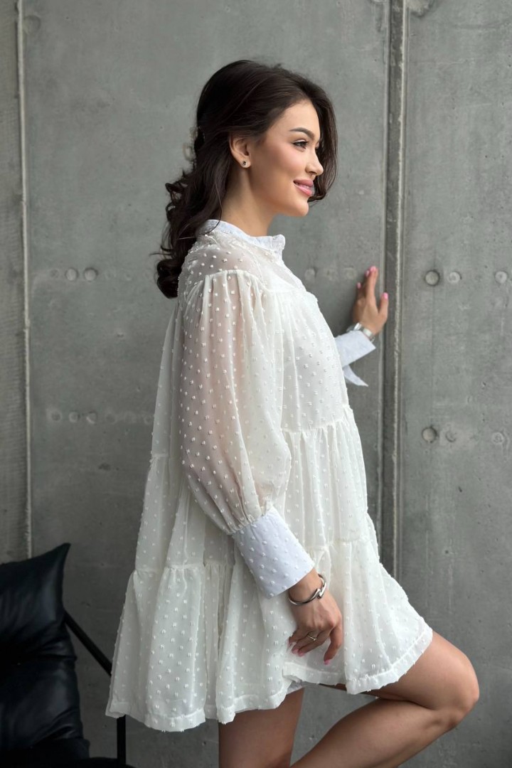 Легкое объемное платье UNO-043A600