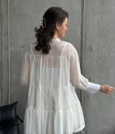 Легкое объемное платье UNO-043A600