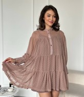 Легкое объемное платье UNO-043A600