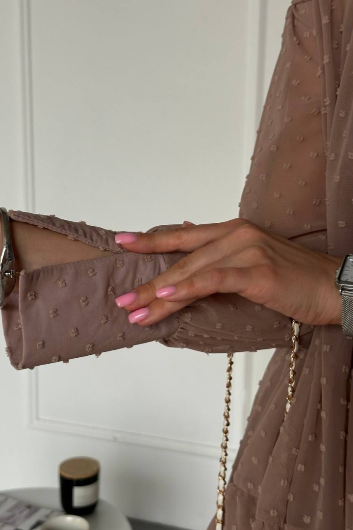 Легкое объемное платье UNO-043A600