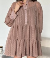 Легкое объемное платье UNO-043A600