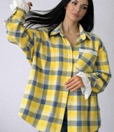 Рубашка с кружевом VOL-817A600