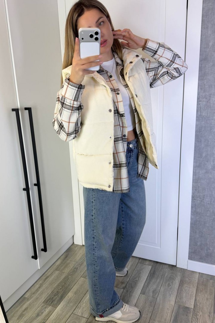 Вельветовая жилетка KG-946A650