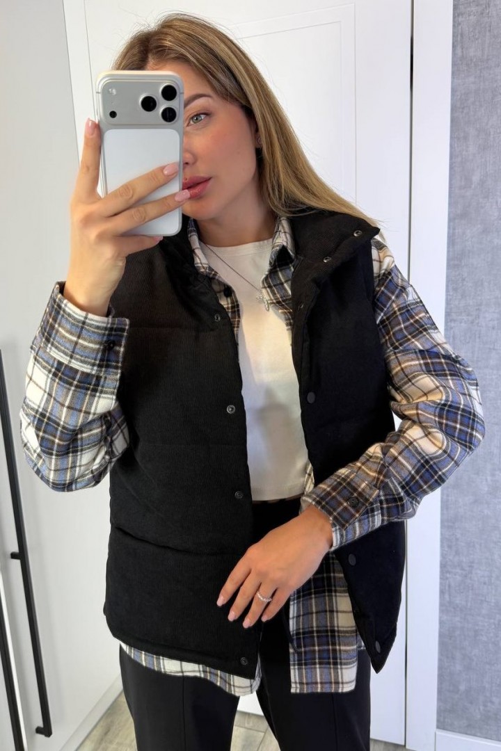 Вельветовая жилетка KG-946A650