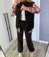 Вельветовая жилетка KG-946A650