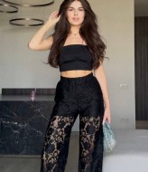 Брюки гипюровые на резинке MIK-1646A410