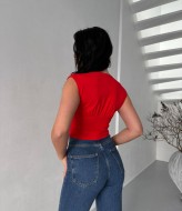 Топ с глубоким V-вырезом MIK-1711A280