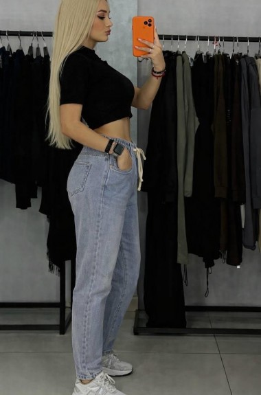 Джинсы из плотного денима STC-319A599