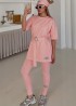 Костюм тройка футболка, леггинсы и косынка LOU-1314A890