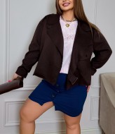 Замшевая женская косуха OLI-1461.1A1060