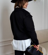 Замшевая женская косуха OLI-1461.1A1060