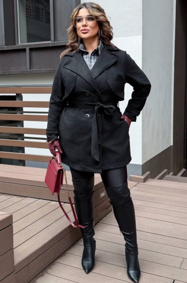 Очаровательный замшевый тренч DV-AR5514A820 Очаровательный замшевый тренч DV-AR5514A820