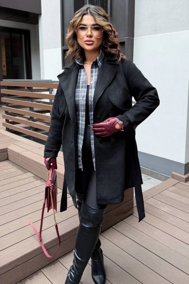 Очаровательный замшевый тренч DV-AR5514A820