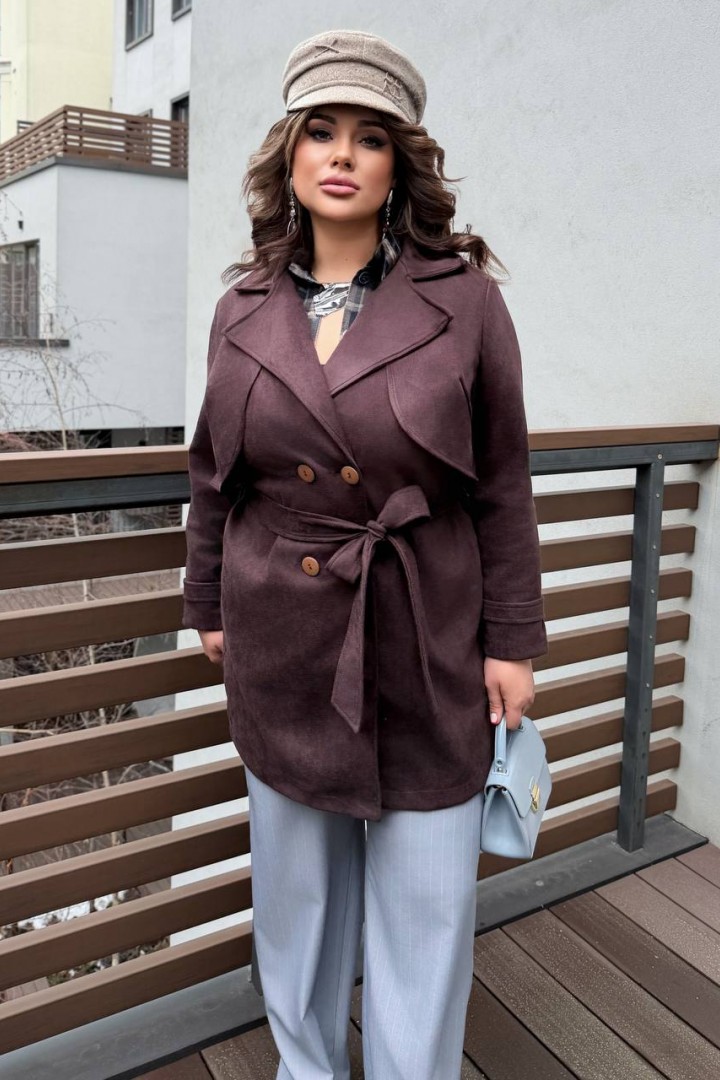 Очаровательный замшевый тренч DV-AR5514A820