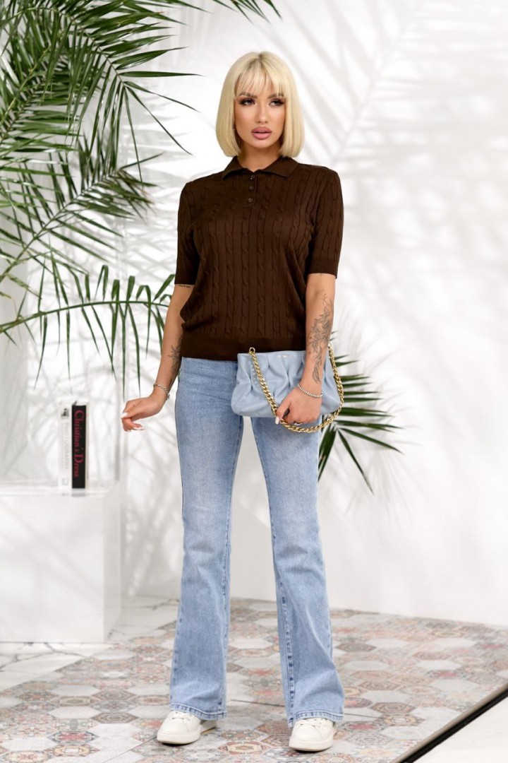 Футболка женская поло  IB-1149A440