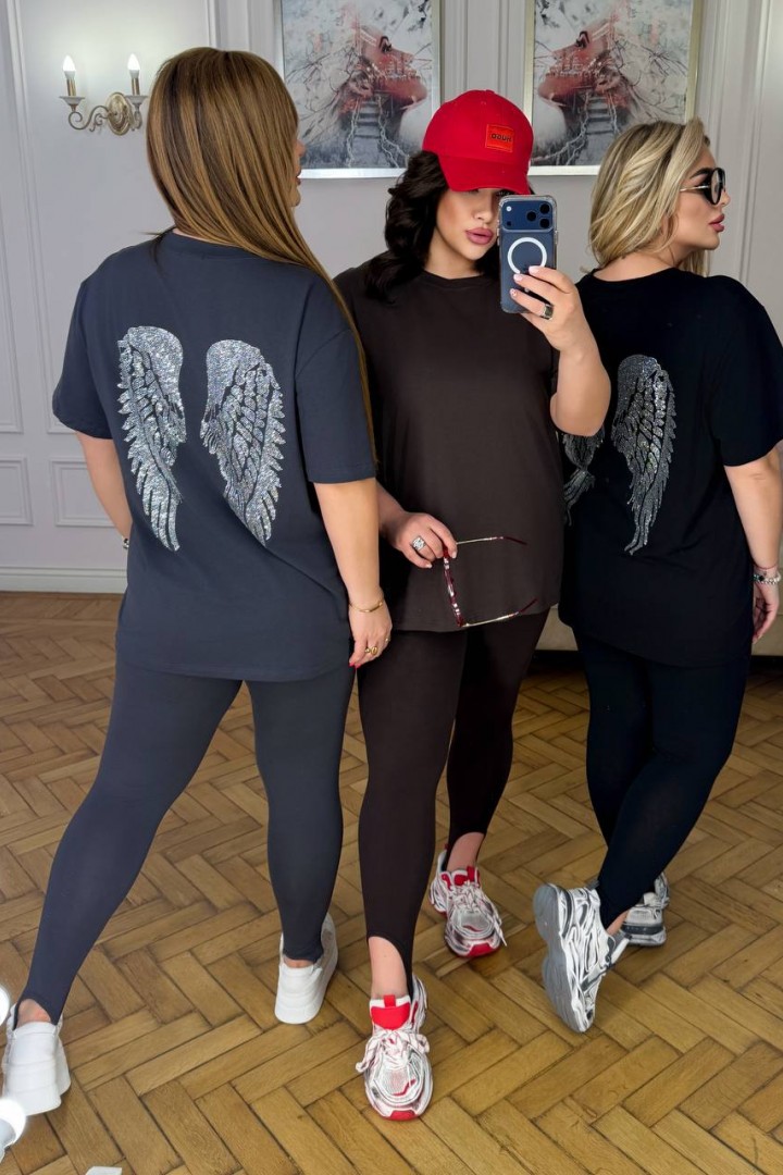 Футболка з крилами на спині ET-8951A520