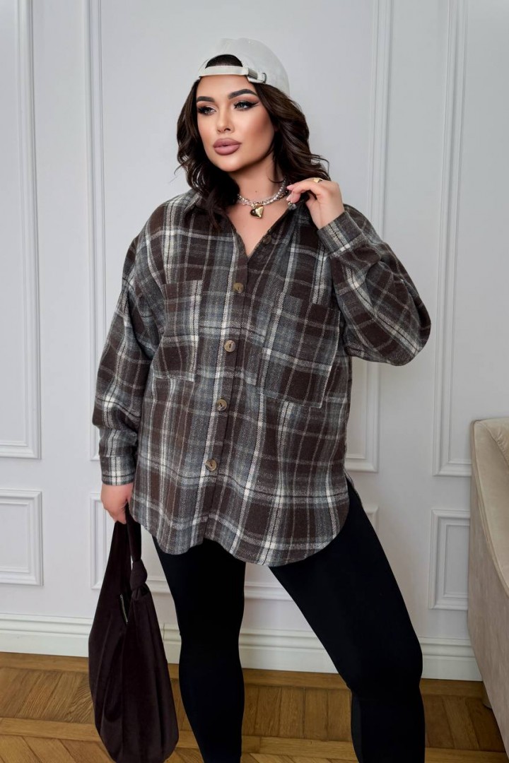 Сорочка оверсайз DOL-387A550