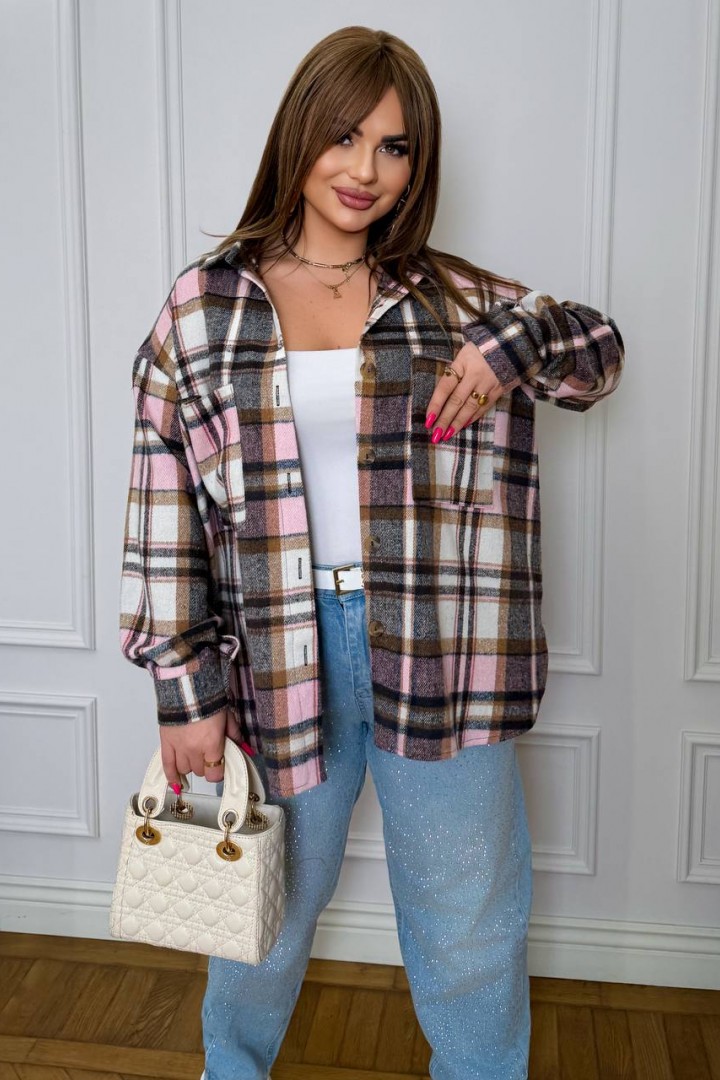 Сорочка оверсайз DOL-387A550