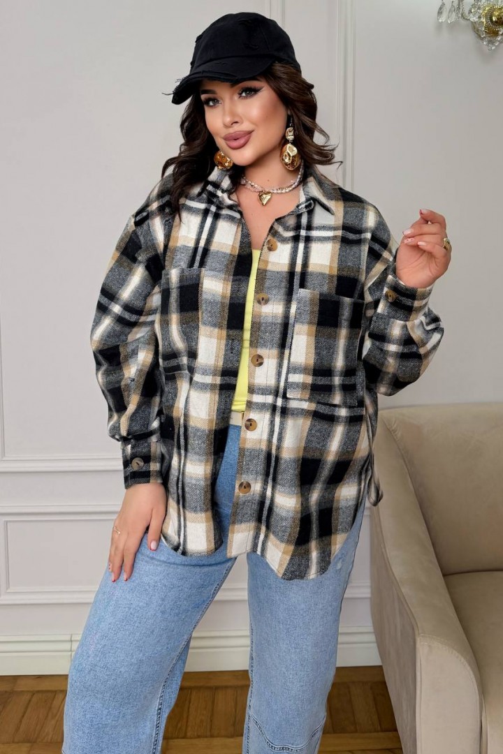 Сорочка оверсайз DOL-387A550