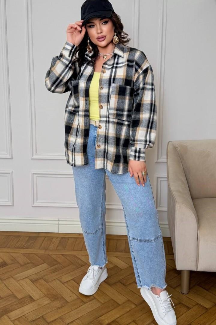 Сорочка оверсайз DOL-387A550