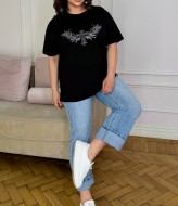 Футболка со стразами ET-8952A450