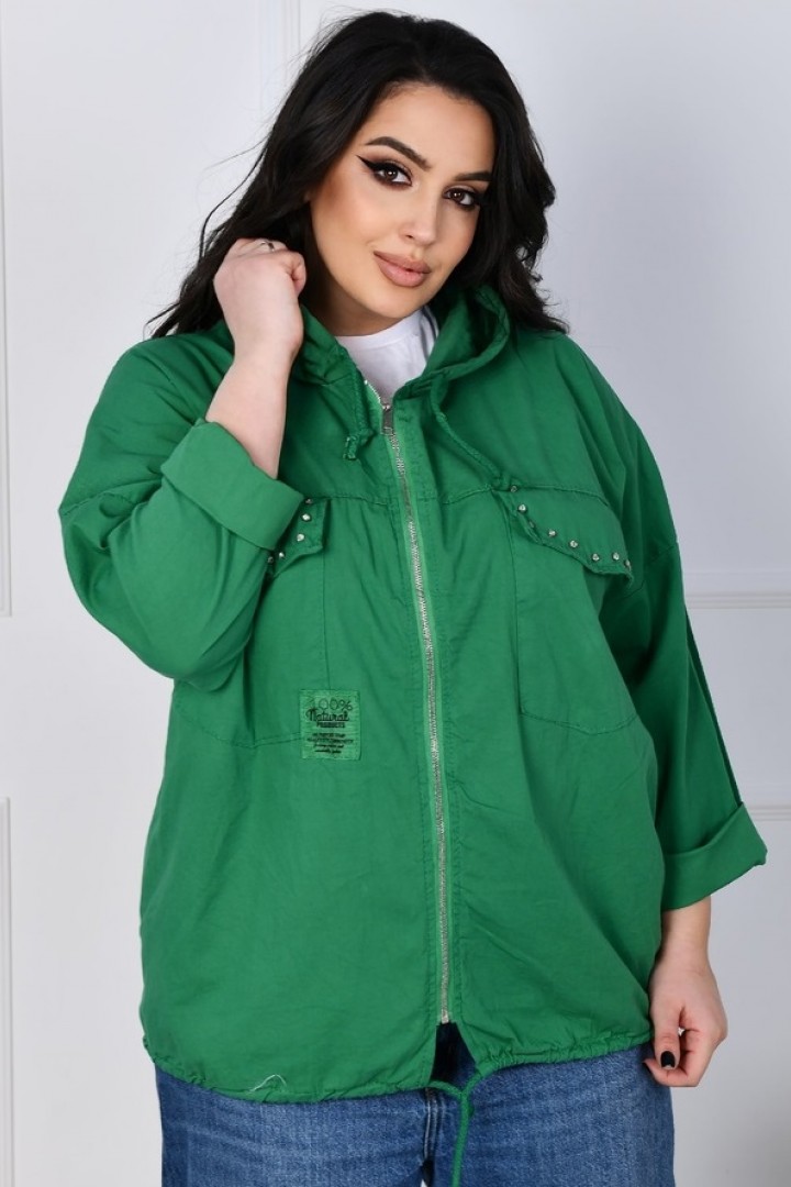 Женская демисезонная удлиненная куртка OYO-1041.462A35
