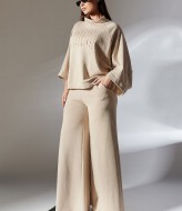 Трикотажный костюм брюки палаццо NJ-IS-3042024.3A1400