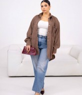 Рубашка вельветовая женская  DOL-384A450