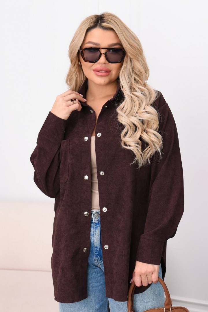 Рубашка вельветовая женская  DOL-384A450