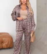 Шелковый костюм CUR-909A780