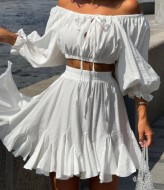 Костюм с пышной юбкой VOL-496A450