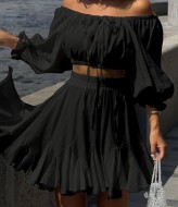 Костюм с пышной юбкой VOL-496A450