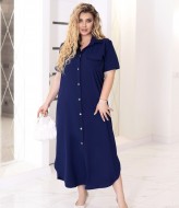 Длинное платье рубашка  LSH-897A11.5