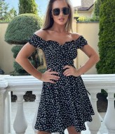 Летнее платье с открытыми плечами DAD-137A350