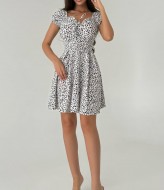 Летнее платье с открытыми плечами DAD-137A350